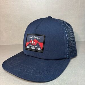 Helly Hansen | Trucker Snapback Hat - Navy Blue Patch
